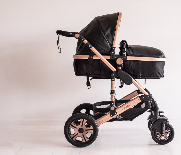 2 in 1 Luxury baby stroller - High Landscape Pram