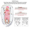 Portable Newborn Baby Lounger Nest Pod Crib Cot Bed Sleeping Babies Bassinet