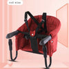 Portable Foldable High Chair For Baby Dinning Safty Belt Baby Seat Reinforce Hook-On Dinning Chair For Babies Infant Booster